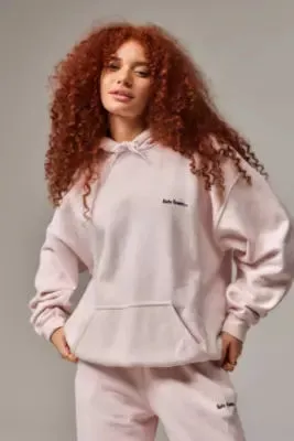 iets frans. Whisper Pink Hoodie - Pink S at Urban Outfitters