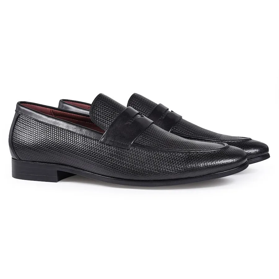 Julius Marlow Lapel Black Loafers