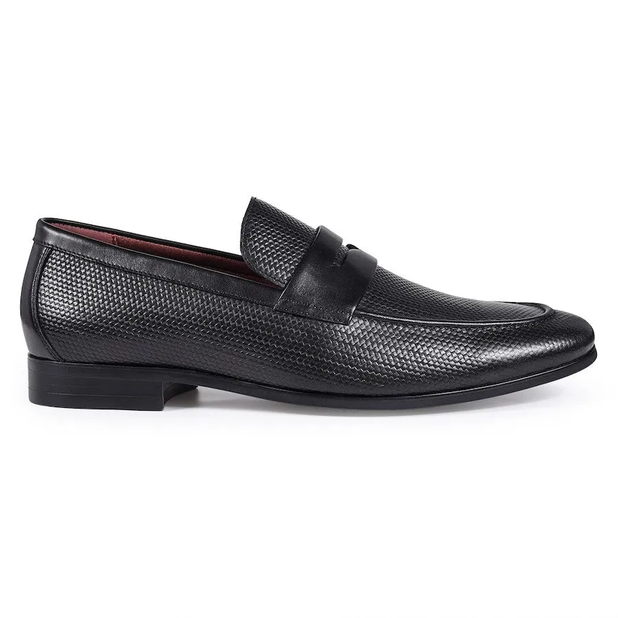 Julius Marlow Lapel Black Loafers