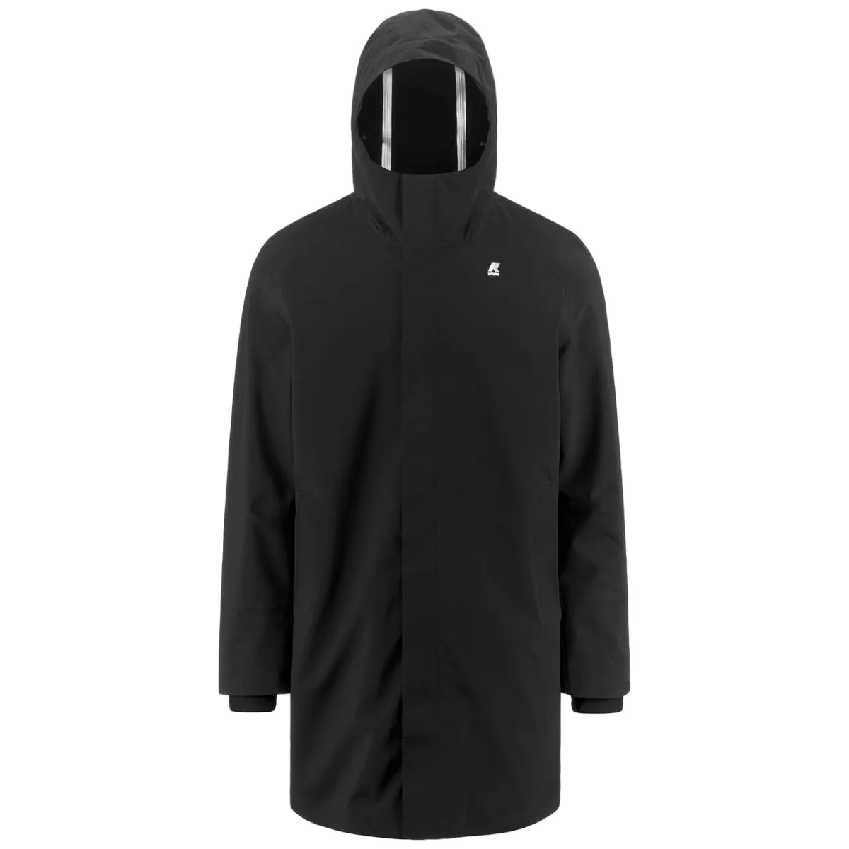 K-way Parka doublée Thomas Bonded Black Pure Blue Depht