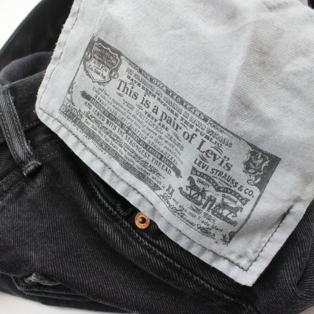 LEVIS 501 Jeans Black Charcoal | W40 L34