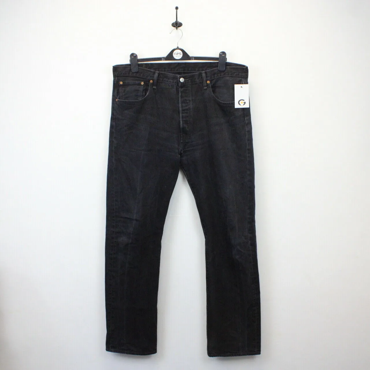 LEVIS 501 Jeans Black Charcoal | W40 L34