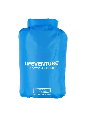 Lifeventure Cotton Mummy Sleeping Bag Liner | Camping UK