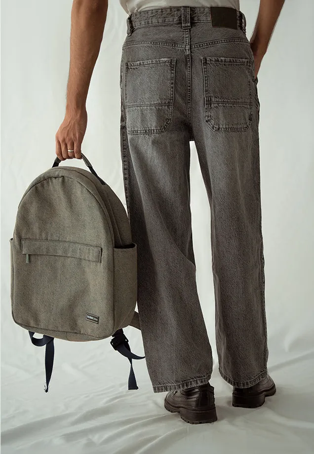 Loose Fit Baggy Jeans - Grey