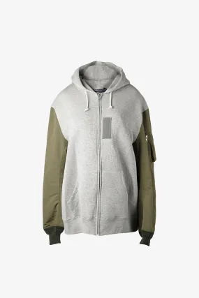 MA-1 Sleeveless ZIP Hoody