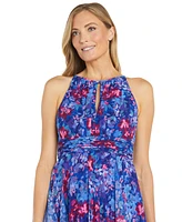 Macy's R & M Richards Women's Floral-Print Ruffled Maxi Dress