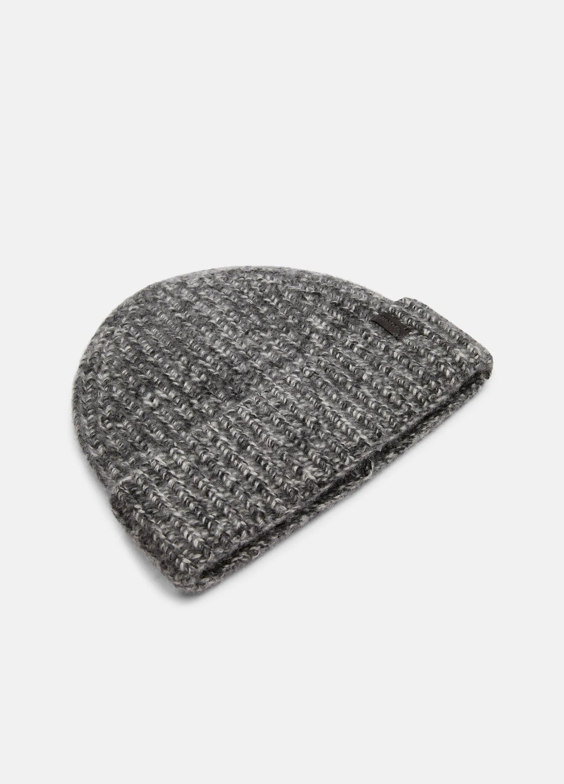 Marl Cashmere Chunky-Knit Beanie