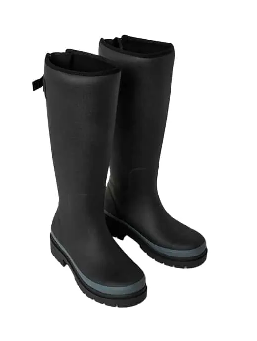 Merry People Women's Fergie Tall Wellington Boot Black 