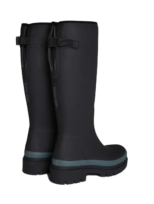 Merry People Women's Fergie Tall Wellington Boot Black 