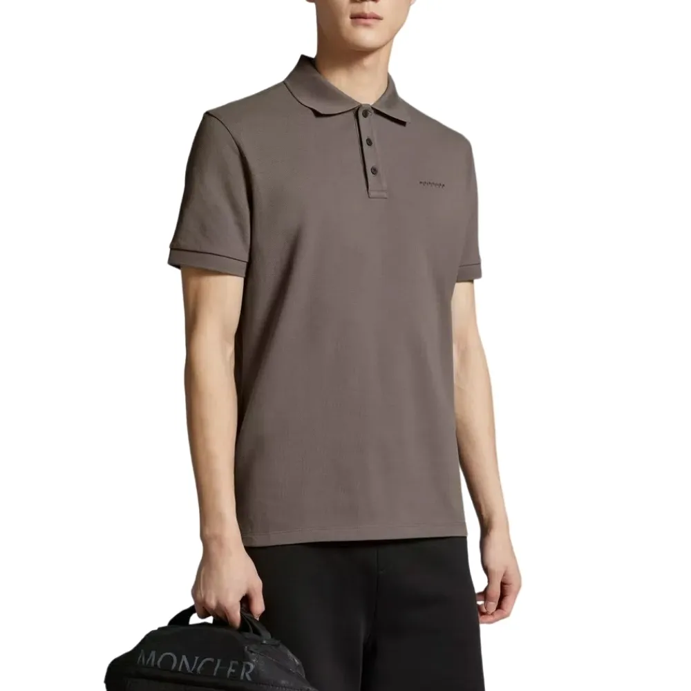 MONCLER  |Street Style Plain Cotton Short Sleeves Logos on the Sleeves