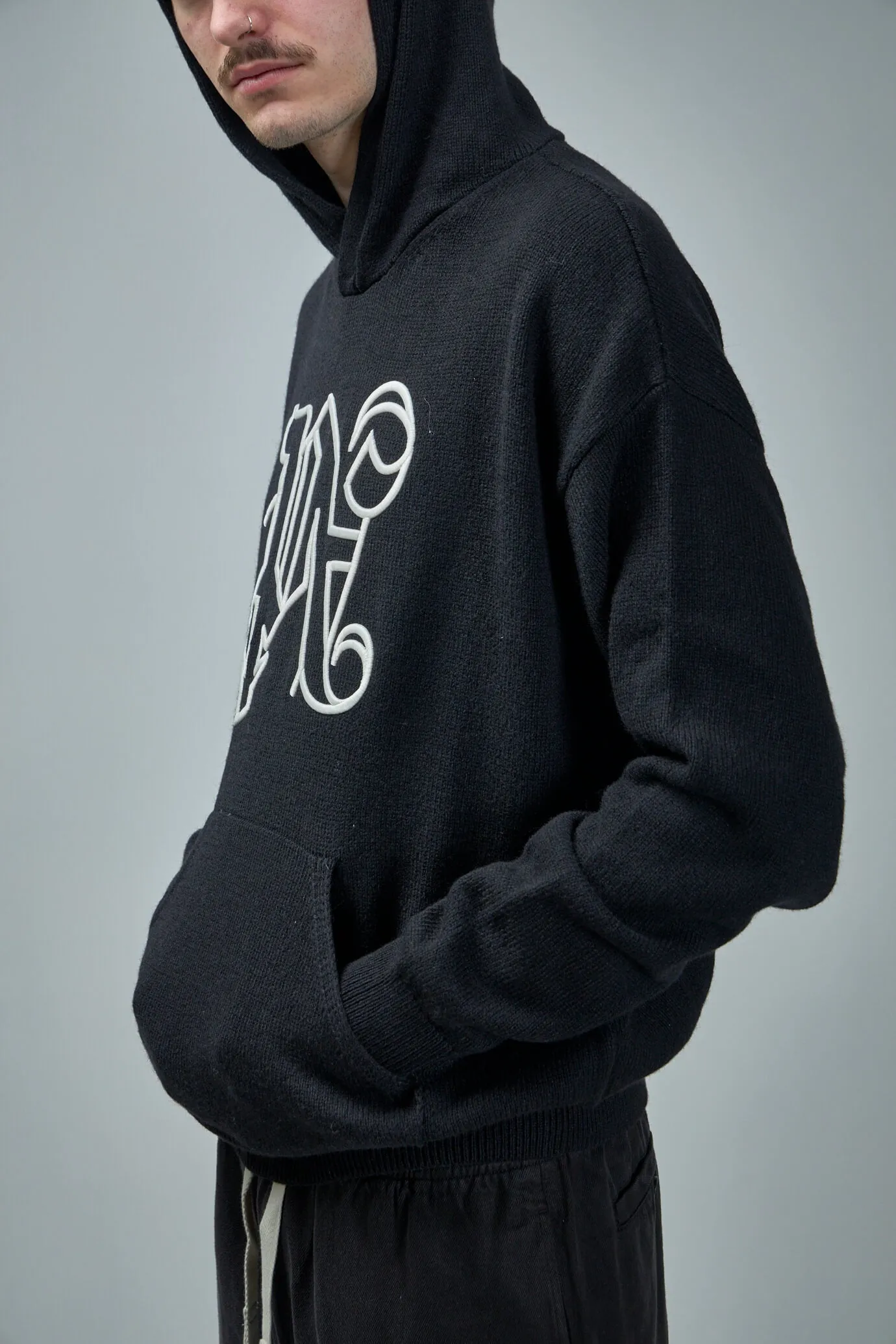 Monogram Knitted Hoody