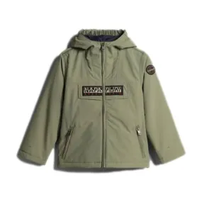 Napapijri NA4GN9 K Rainforest Op 1 Giacca Parka Con Cappuccio Verde