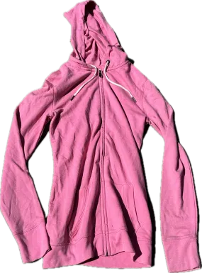 NEW GIRL: Jessica Day Zip Soft Cotton Pink Hoodie (XS)