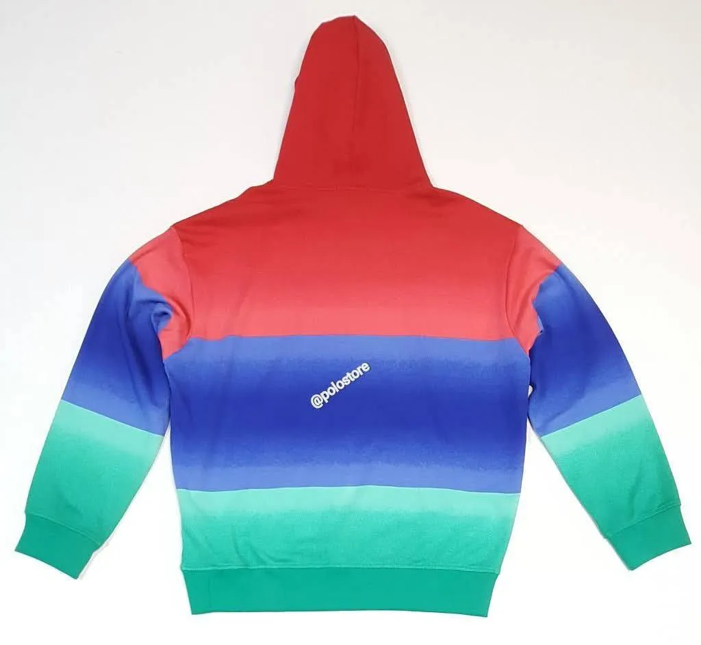 Nwt Polo Ralph Lauren Color Block Fleece Hoodie