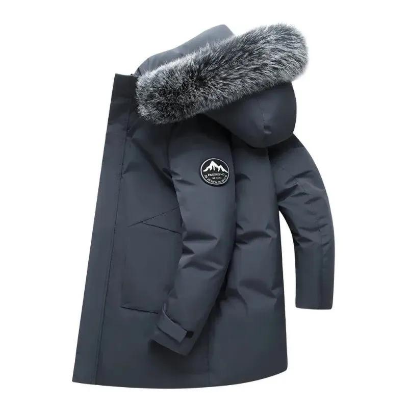 Parka d'hiver imperméable en duvet de canard pour homme WORDKIND - 2099