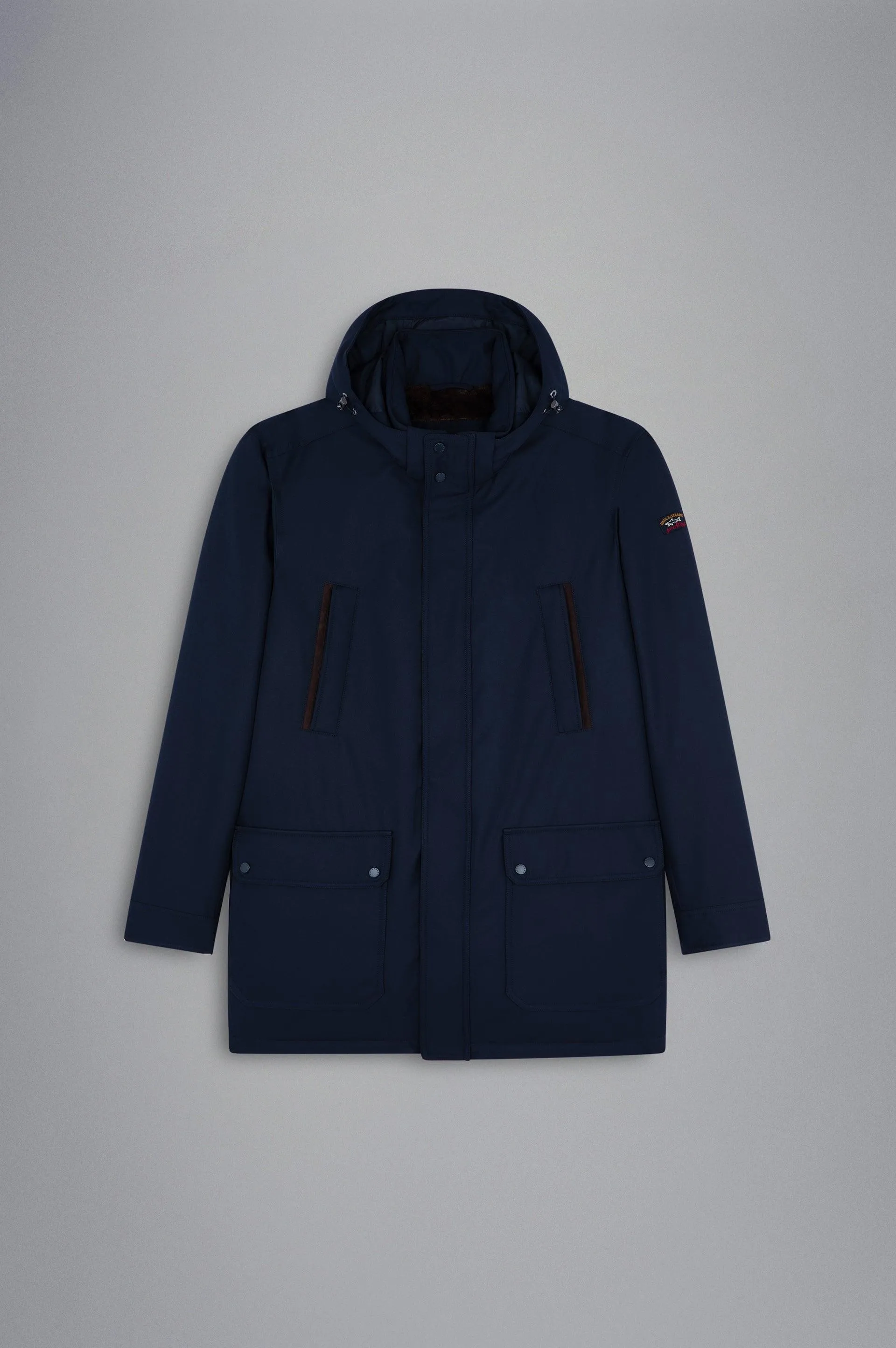 Paul & Shark - Parka Twill Save The Sea Doublé Fourrure