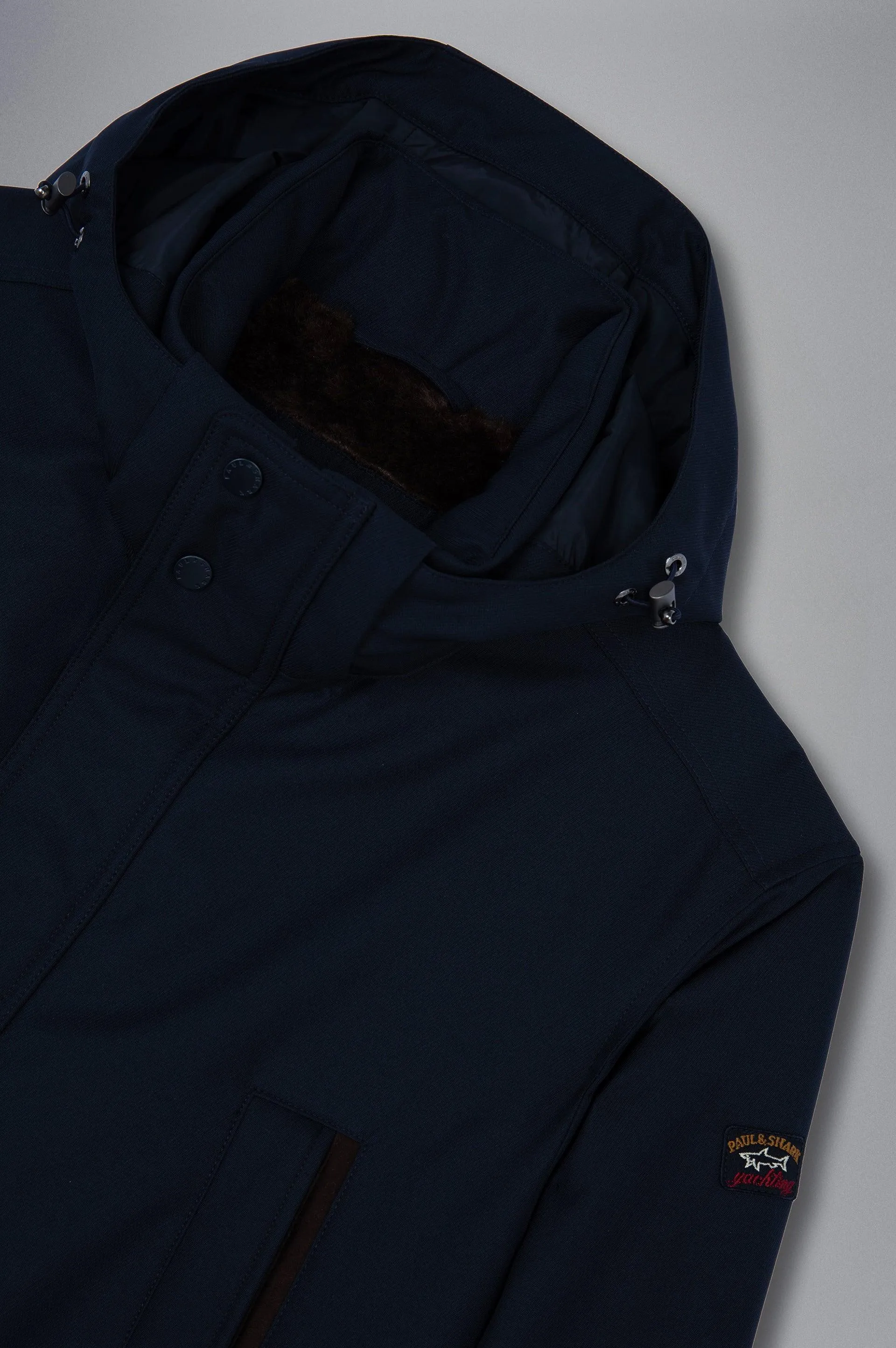 Paul & Shark - Parka Twill Save The Sea Doublé Fourrure