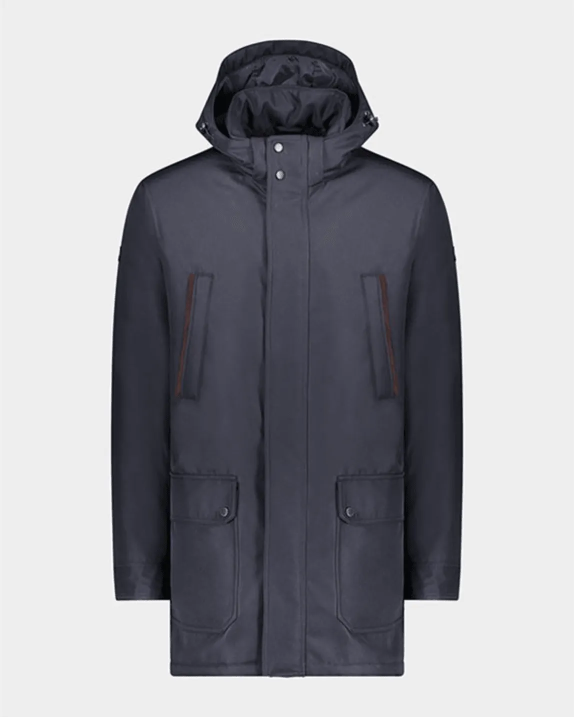 Paul & Shark - Parka Twill Save The Sea Doublé Fourrure