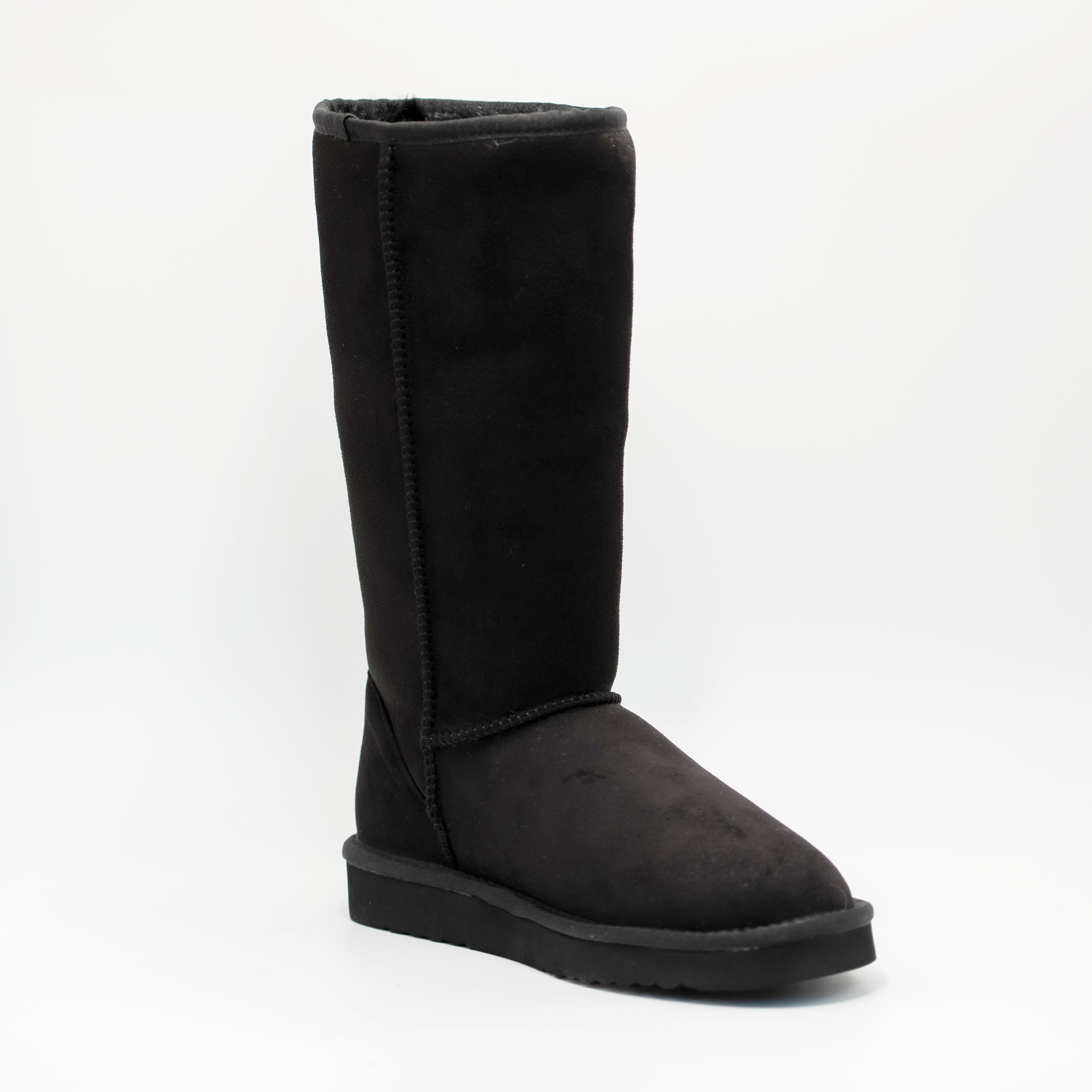 PAWJ Tall Boot | Black / Black Mink