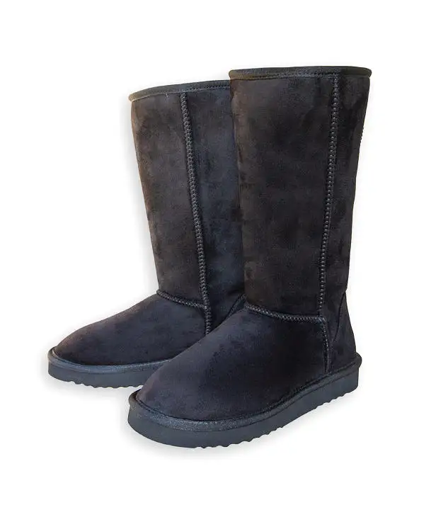 PAWJ Tall Boot | Black / Black Mink