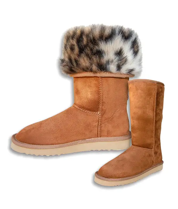 PAWJ Tall Boot | Chestnut / Wild Leopard