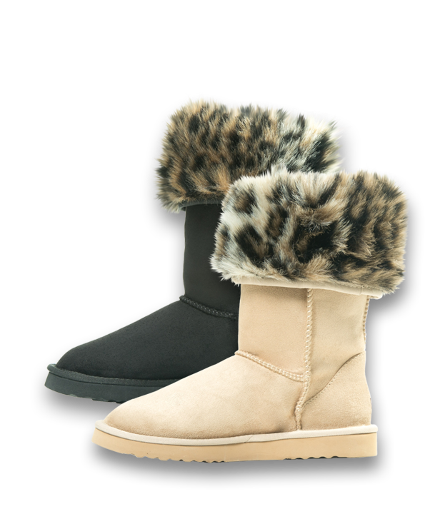 PAWJ Tall Boot | Tan / Wild Leopard