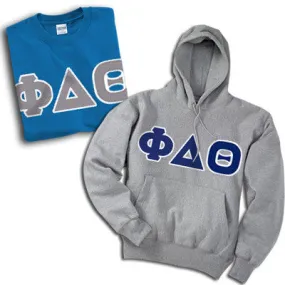 Phi Delta Theta Hoodie and T-Shirt, Package Deal - TWILL