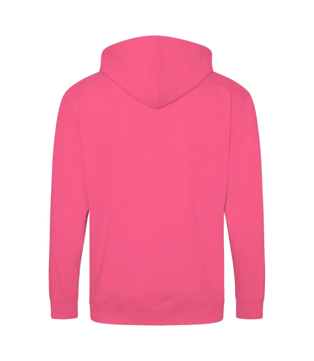 Plain mens hooded full zip hoodie / zoodie pink Awdis