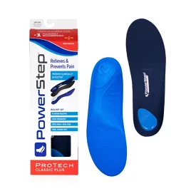 Powerstep ProTech Classic Thin Full Length Orthotic Insoles 1003-01