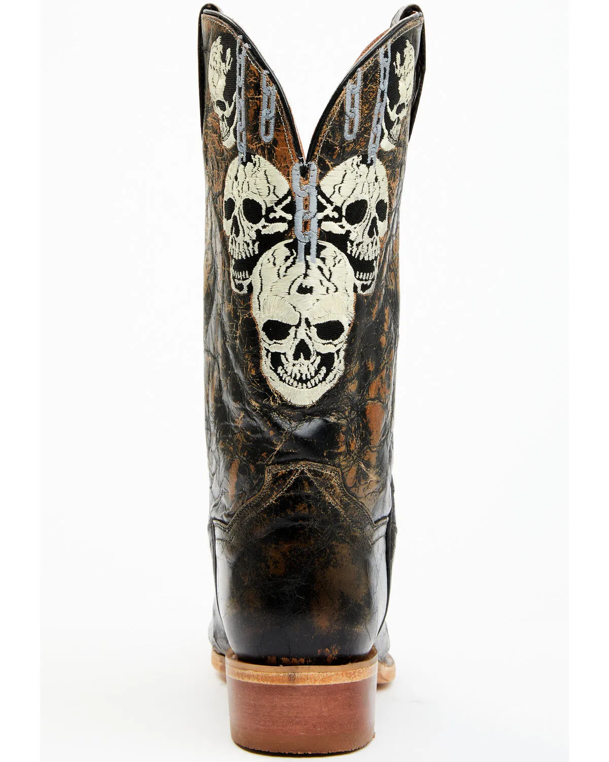 Product Name:  Dan Post Men's 13" Skull Face Tall Western Boot - Snip Toe