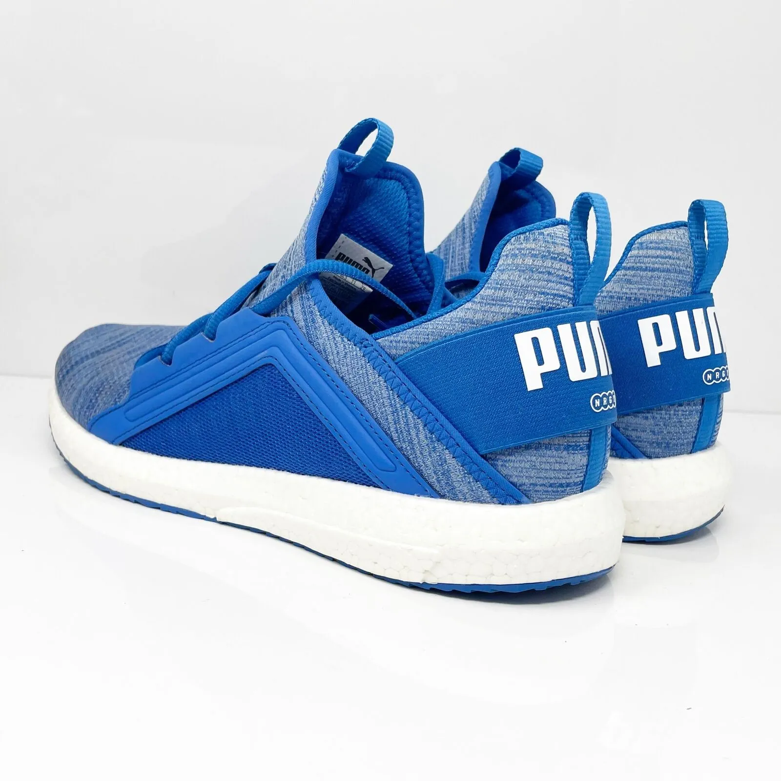 Puma Mens Mega Energy Heather 191095 04 Blue Running Shoes Sneakers Size 11