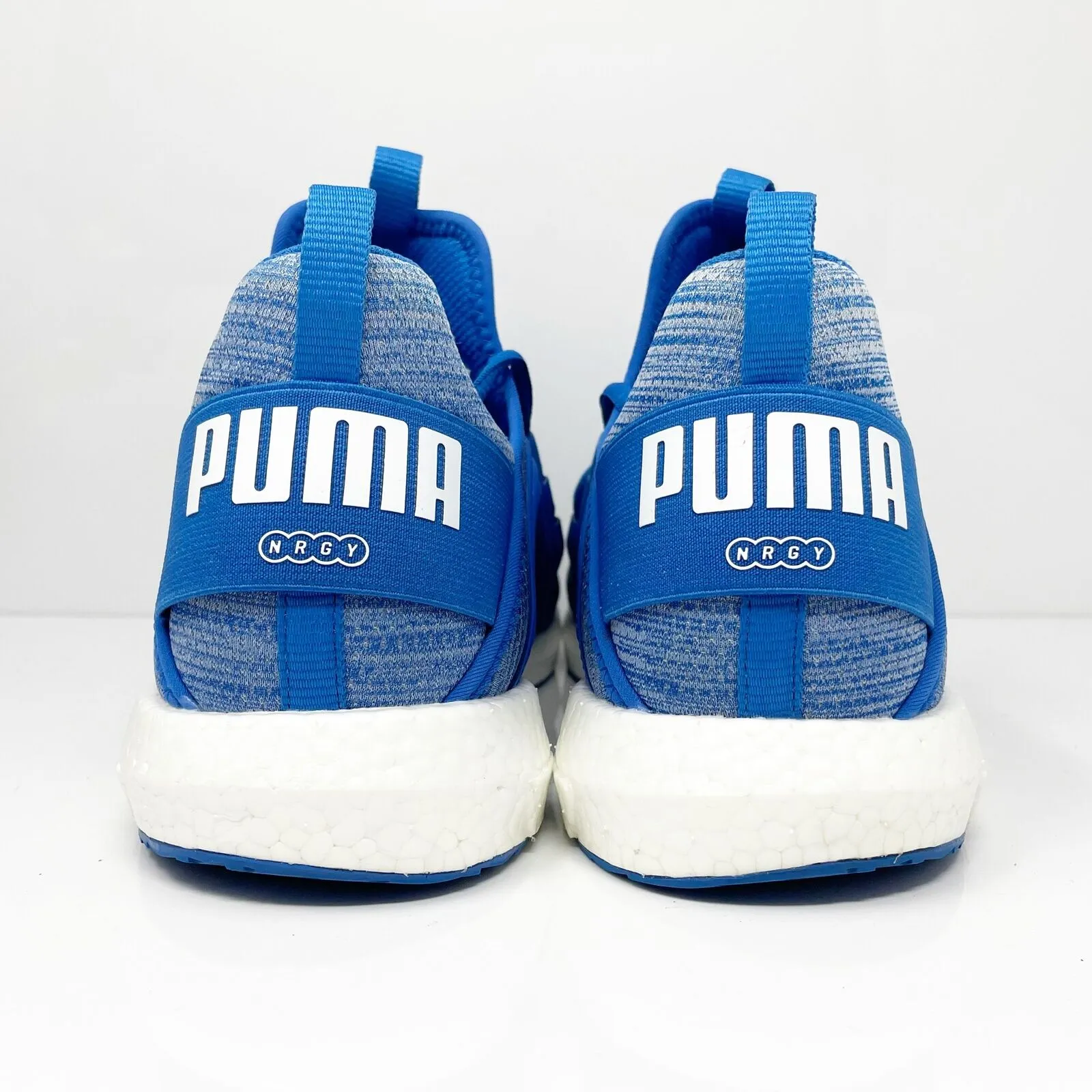 Puma Mens Mega Energy Heather 191095 04 Blue Running Shoes Sneakers Size 11