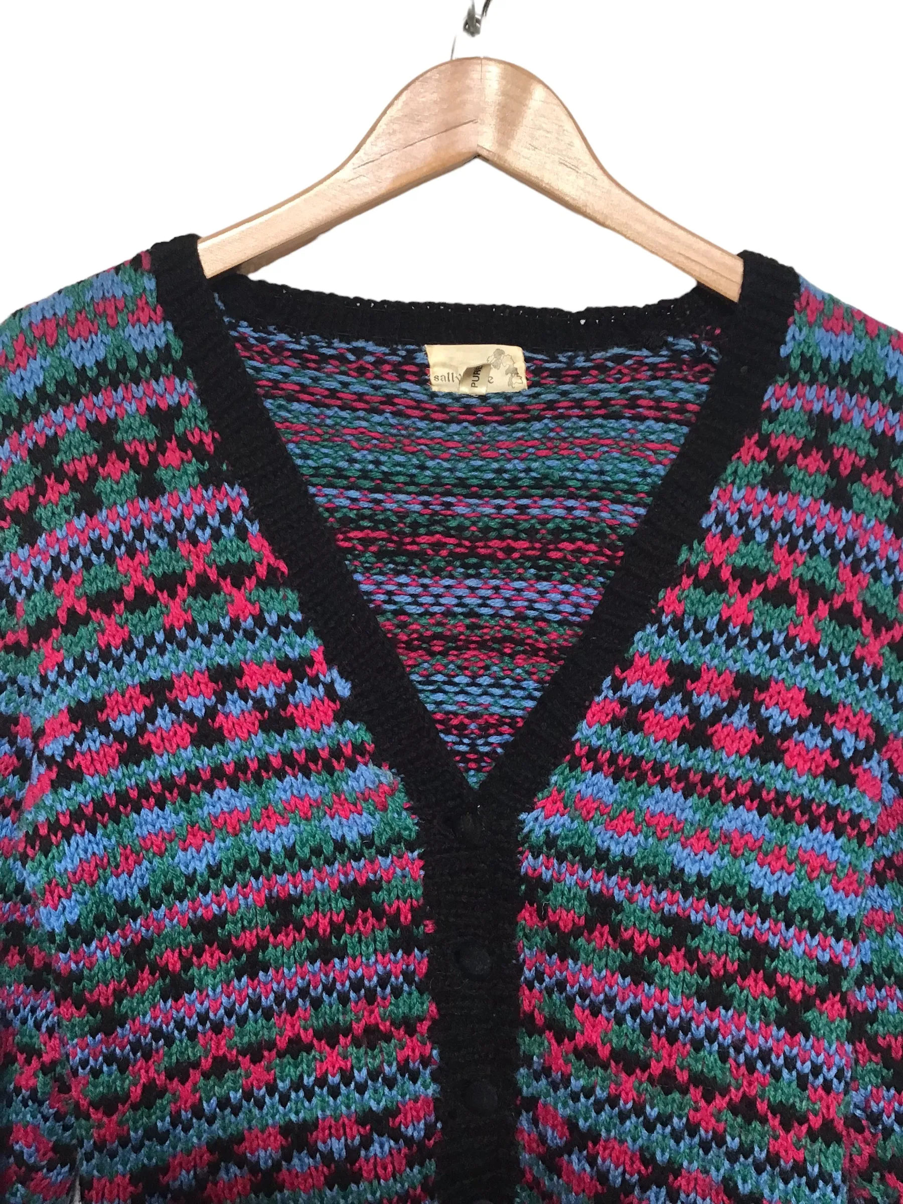 Sally Hale Wool Cardigan (Size M)