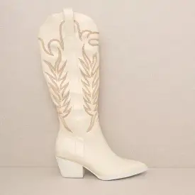 Samara Tall Boot - White