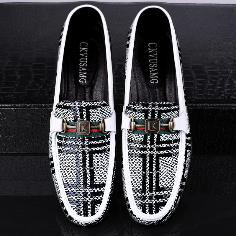 Snakeskin Soft Loafers 