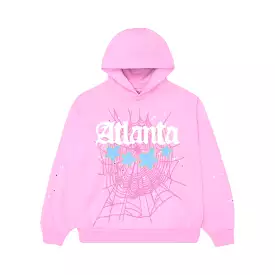 Spider Atlanta Pink Hoodie