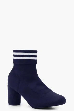 Sports Stripe Sock Boots