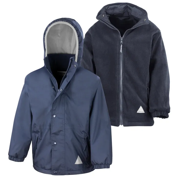 St Joseph's Washington RC School Navy Waterproof Coat