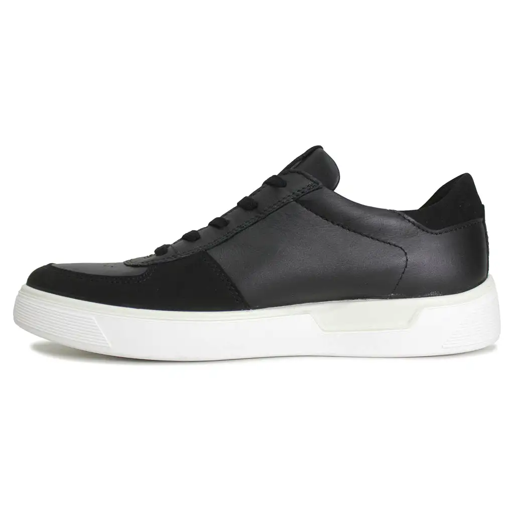 Street Tray Nubuck Leather Men's Low Profile Shoes