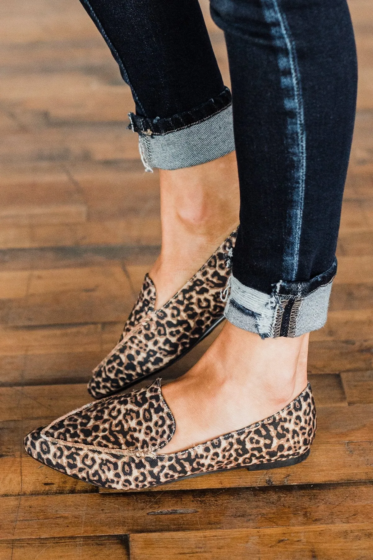 Sugar Amore Loafers- Cheetah Print