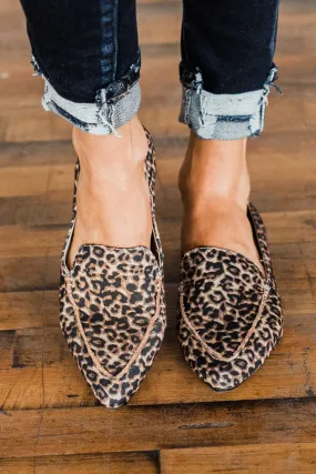 Sugar Amore Loafers- Cheetah Print