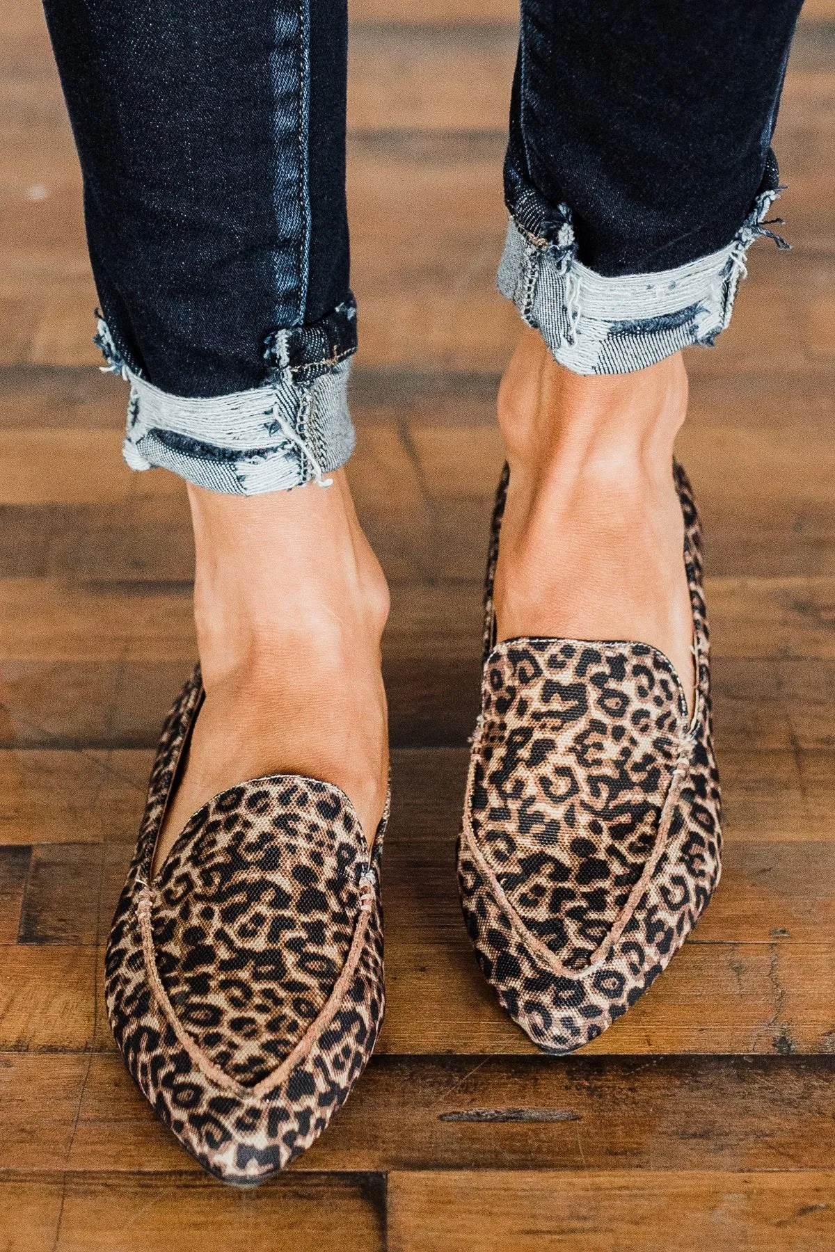 Sugar Amore Loafers- Cheetah Print