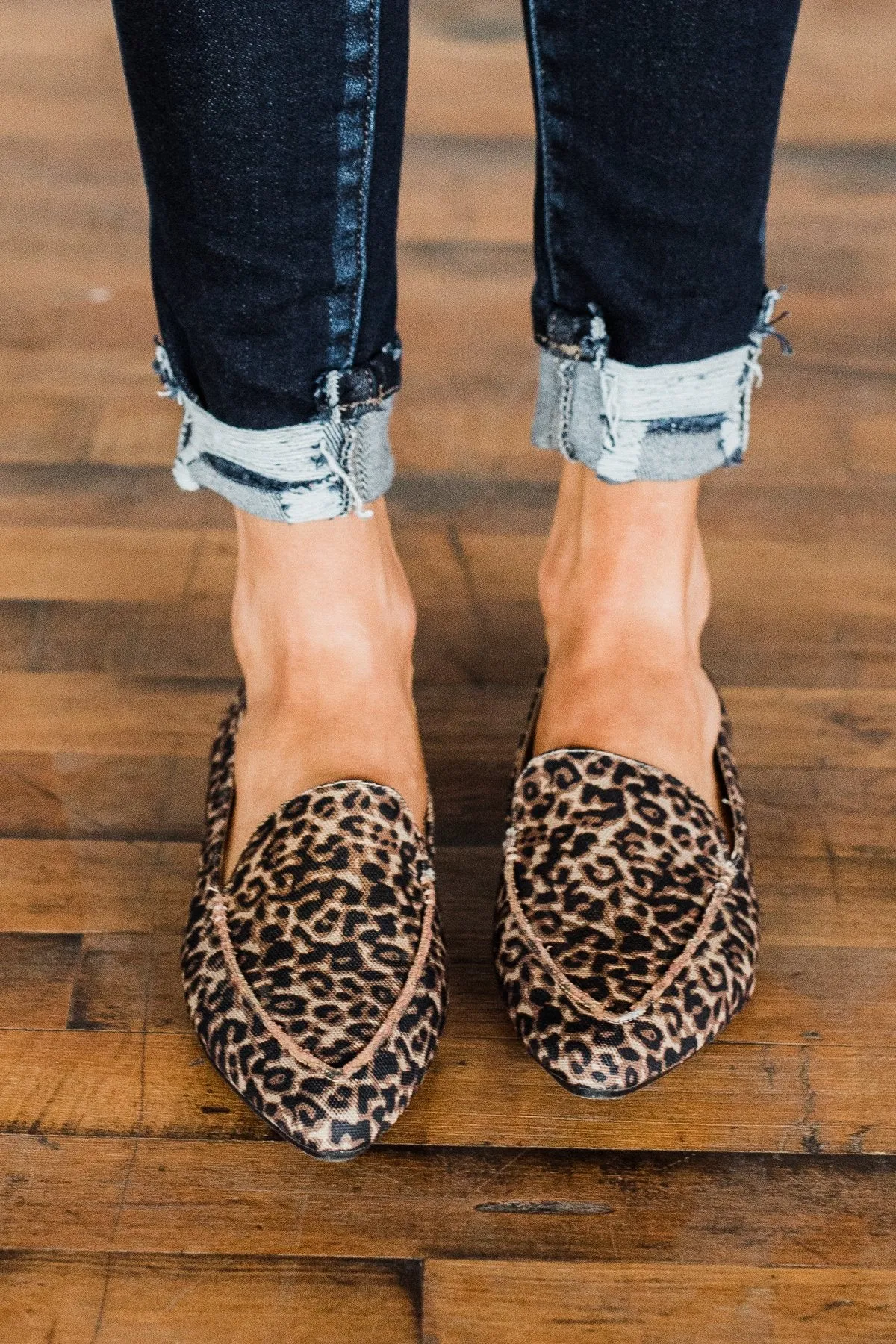 Sugar Amore Loafers- Cheetah Print