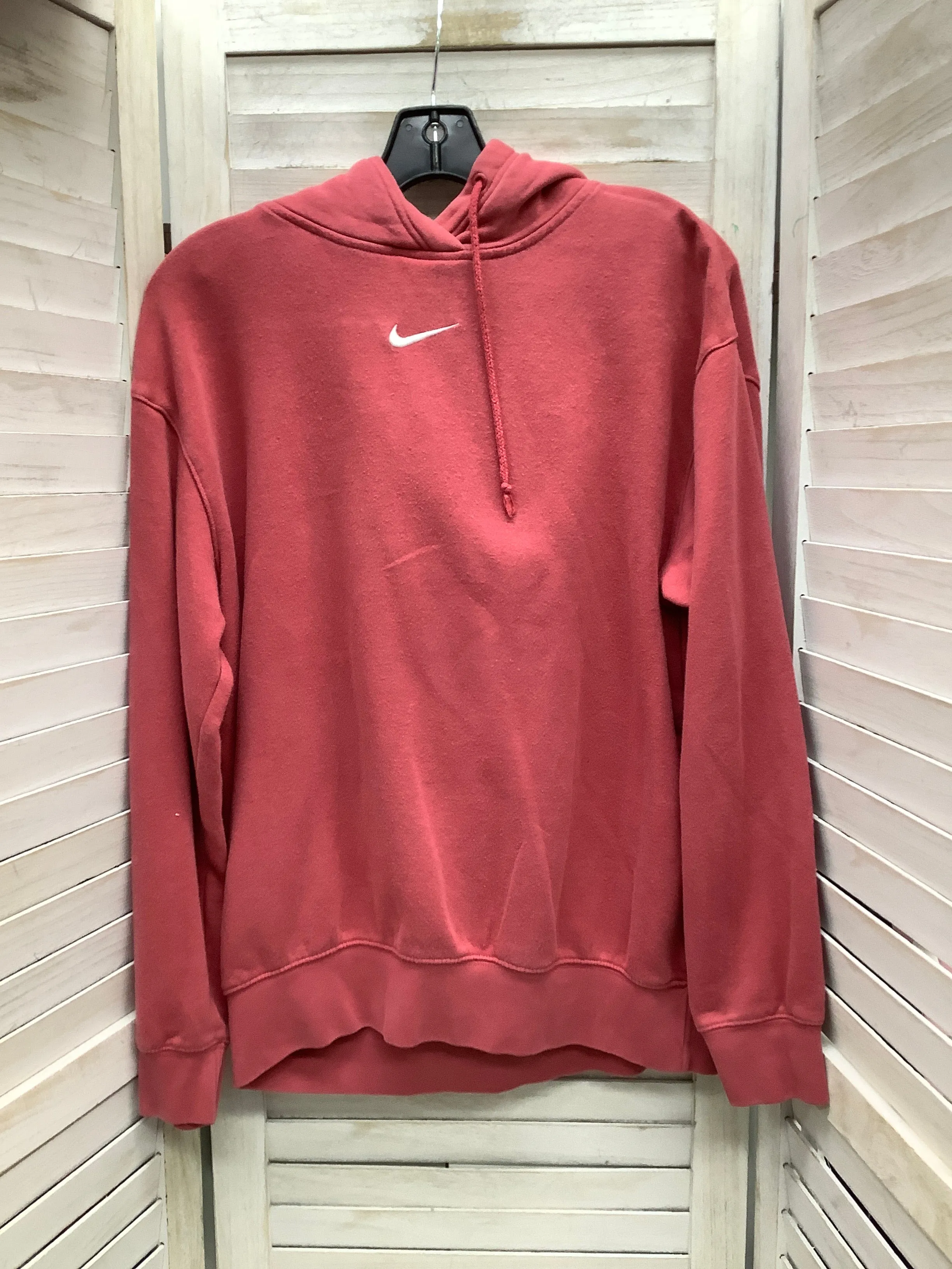 Sweatshirt Hoodie By Nike In Pink, Size: Xs