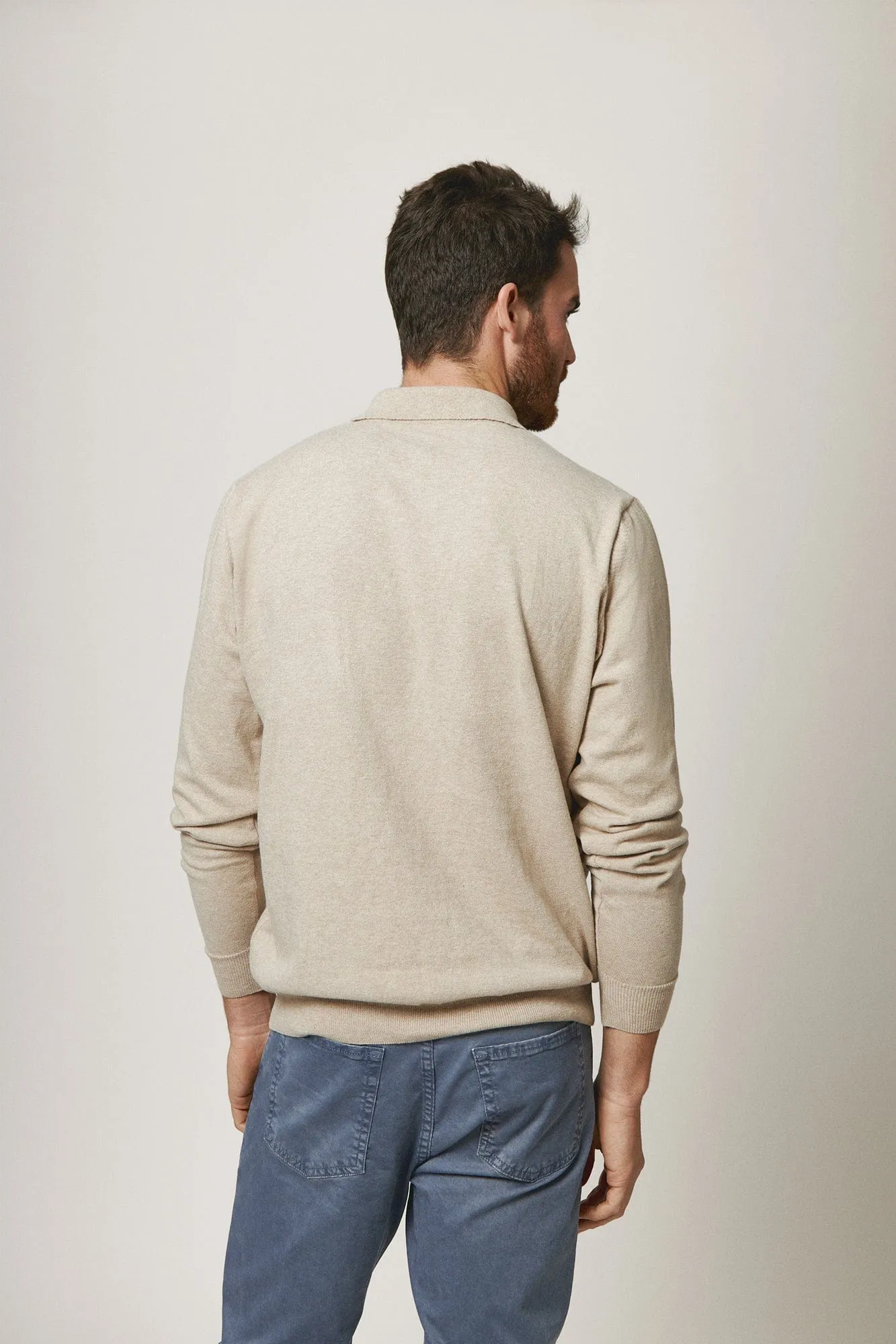 The Cotton Jersey Polo Beige Arena