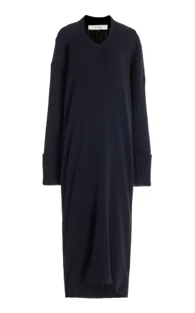 The Row Elodie Knit Cotton Maxi Dress