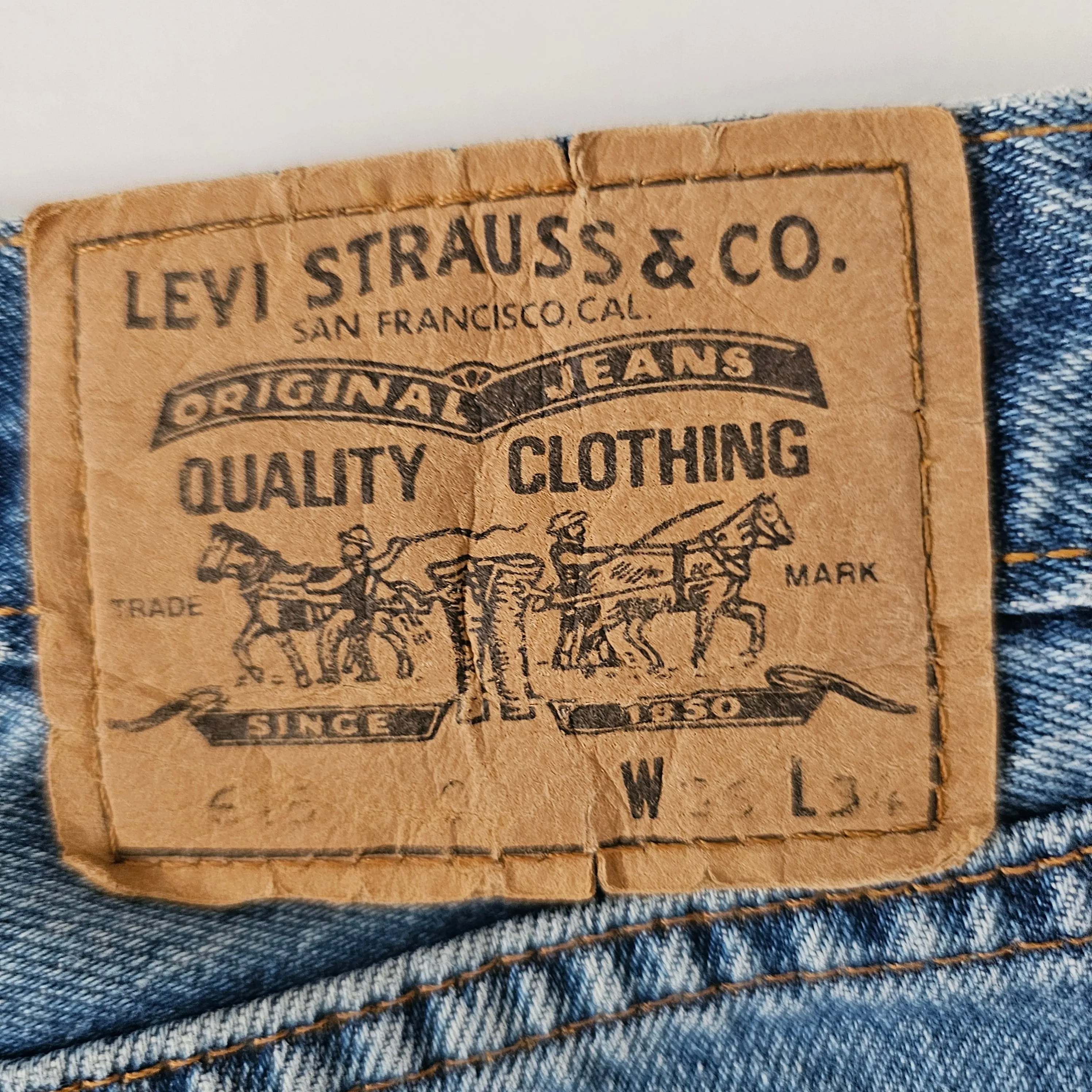 Vintage 1998 Levi's Orange tab jeans