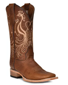 Women's Circle G Peacock Embroidery Western Boots