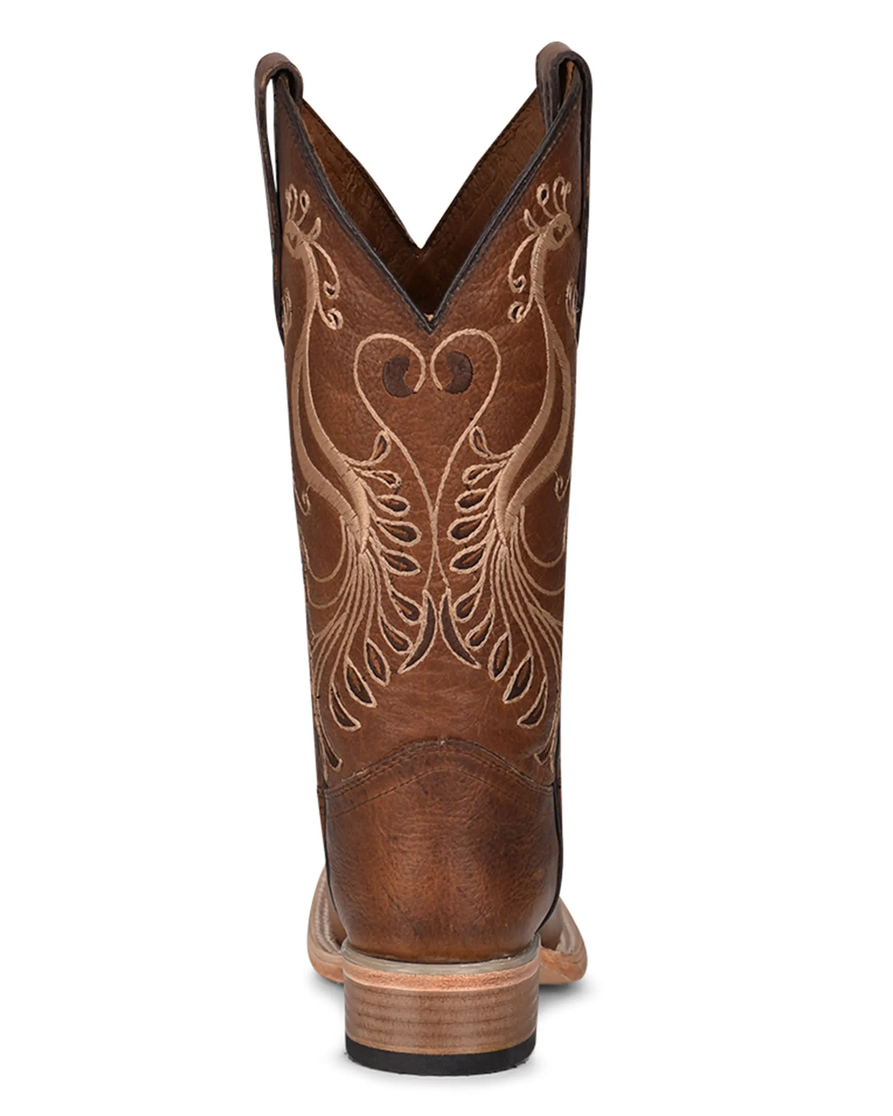 Women's Circle G Peacock Embroidery Western Boots