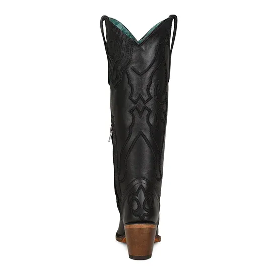 Women's Corral Tall Black Western Boot #Z5075